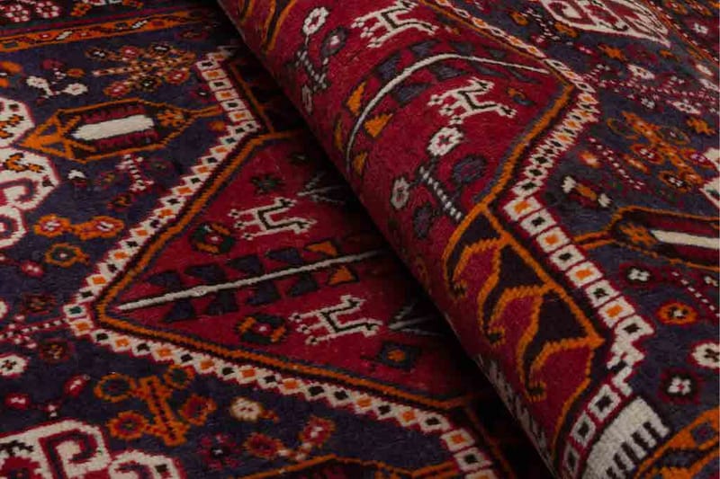 Handknuten Persisk Matta 109x160 cm - Röd/Svart - Orientaliska mattor - Persisk matta