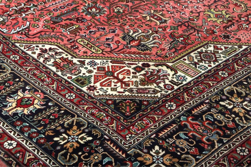 Handknuten Persisk Matta 208x211 cm Kelim - Röd/Mörkblå - Orientaliska mattor - Persisk matta