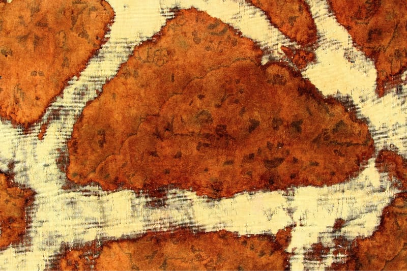 Handknuten Persisk Matta 167x272 cm Vintage - Guld/Brun - Orientaliska mattor - Persisk matta