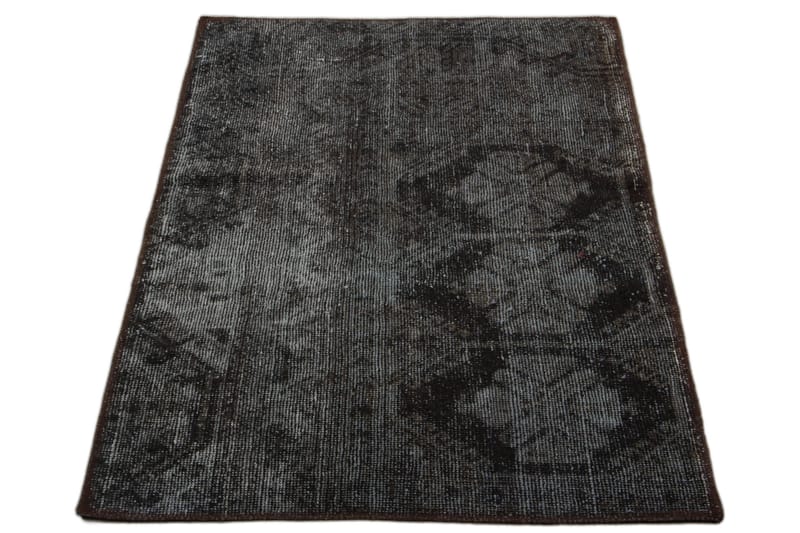 Handknuten Persisk Matta 76x130 cm Vintage - Grå/Mörkgrön - Orientaliska mattor - Persisk matta