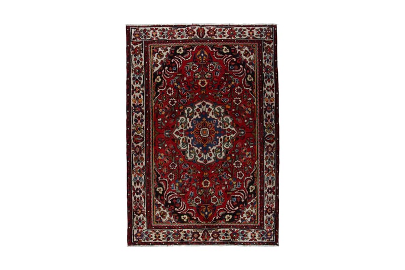 Handknuten Persisk Matta 157x229 cm - Röd/Creme - Orientaliska mattor - Persisk matta