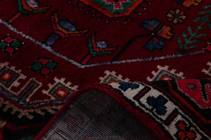 Handknuten Persisk Matta 160x305 cm - Röd/Mörkblå - Orientaliska mattor - Persisk matta