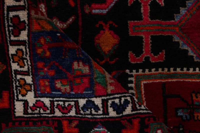 Handknuten Persisk Matta 160x305 cm - Röd/Mörkblå - Orientaliska mattor - Persisk matta