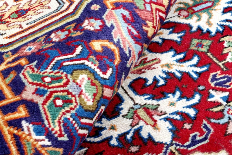 Handknuten Persisk Patinamatta 235x325 cm - Mörkblå/Röd - Orientaliska mattor - Persisk matta