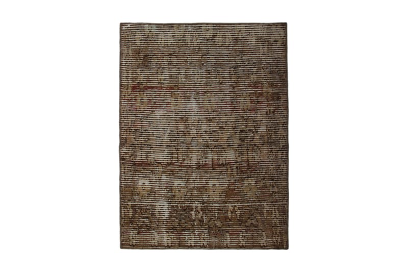 Handknuten Persisk Matta 105x145 cm Vintage - Brun/Beige - Orientaliska mattor - Persisk matta