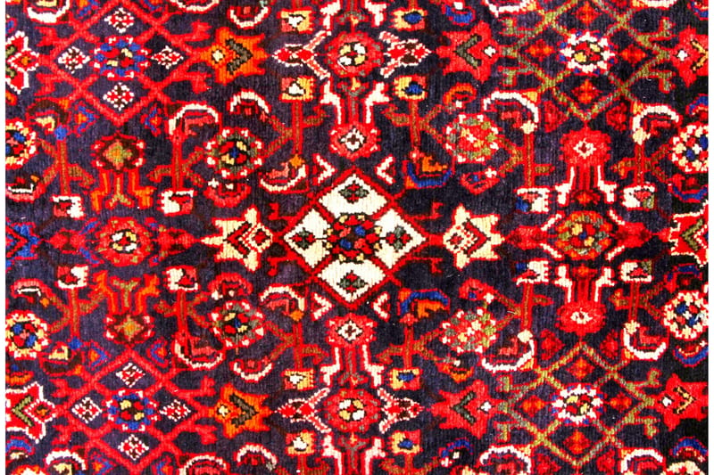 Handknuten Persisk Matta 129x311 cm - Mörkblå/Röd - Orientaliska mattor - Persisk matta