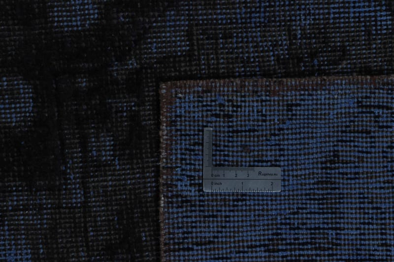 Handknuten Persisk Matta 270x355 cm Vintage - Blå/Mörkblå - Orientaliska mattor - Persisk matta