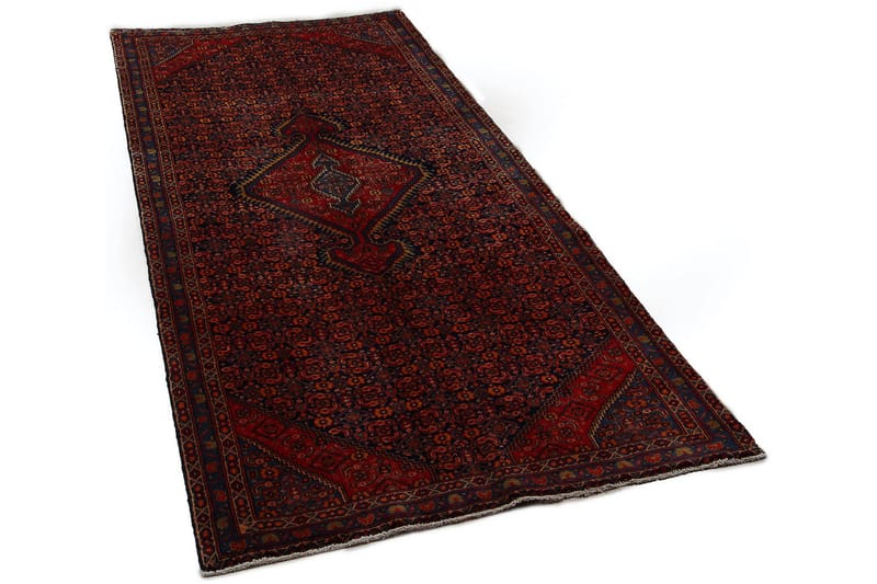 Handknuten Persisk Matta 130x297 cm - Mörkblå/Röd - Orientaliska mattor - Persisk matta