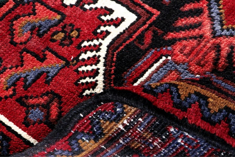 Handknuten Persisk Matta 203x265 cm - Röd/Mörkblå - Orientaliska mattor - Persisk matta