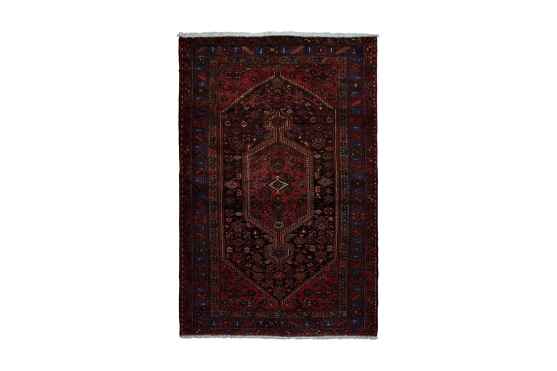 Handknuten Persisk Matta 154x235 cm - Mörkblå/Röd - Orientaliska mattor - Persisk matta
