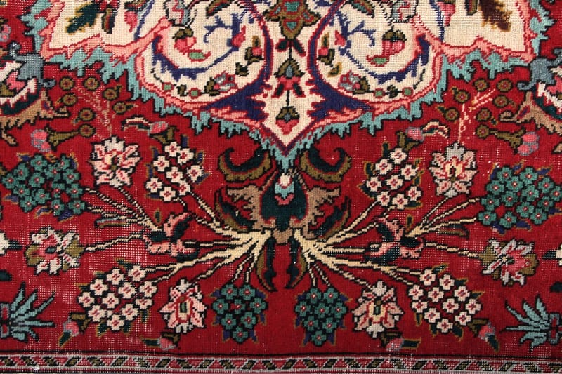 Handknuten Persisk Patchworkmatta 245x347 cm Kelim - Röd/Mörkblå - Orientaliska mattor - Persisk matta