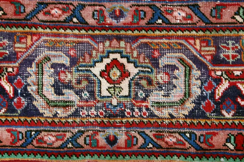 Handknuten Persisk Matta 295x368 cm Kelim - Röd/Mörkblå - Orientaliska mattor - Persisk matta