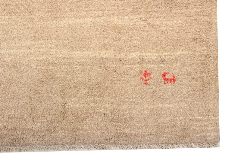 Handknuten Persisk Ullmatta 175x235 cm Gabbeh Shiraz - Beige - Orientaliska mattor - Persisk matta
