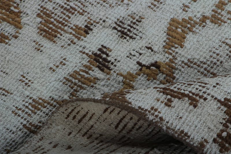 Handknuten Persisk Matta 135x170 cm Vintage - Beige/Brun - Orientaliska mattor - Persisk matta