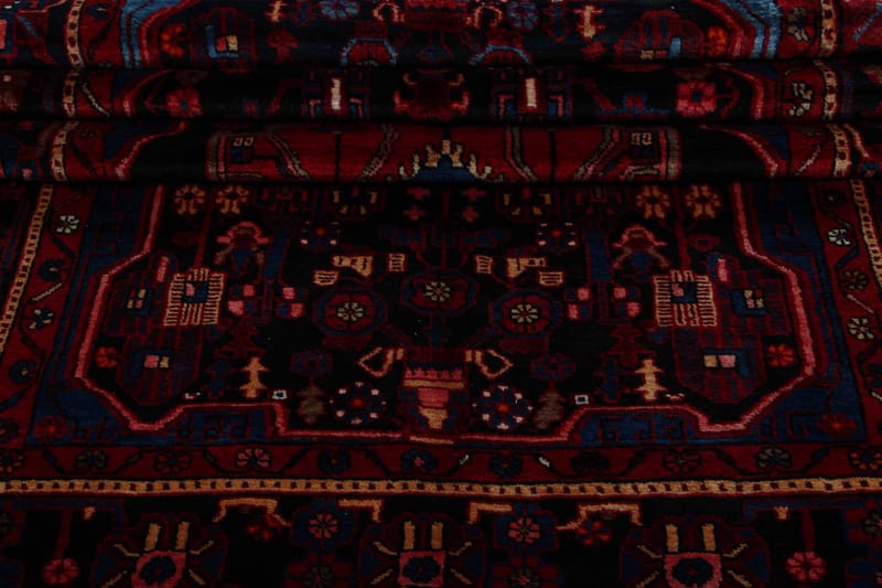 Handknuten Persisk Matta 154x315 cm - Röd/Mörkblå - Orientaliska mattor - Persisk matta