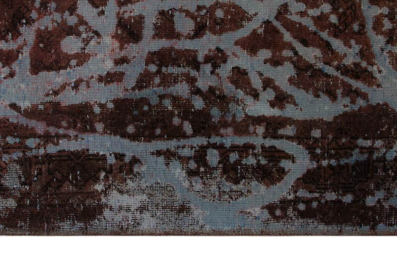Handknuten Persisk Matta 140x190 cm Vintage - Blå/Brun - Orientaliska mattor - Persisk matta