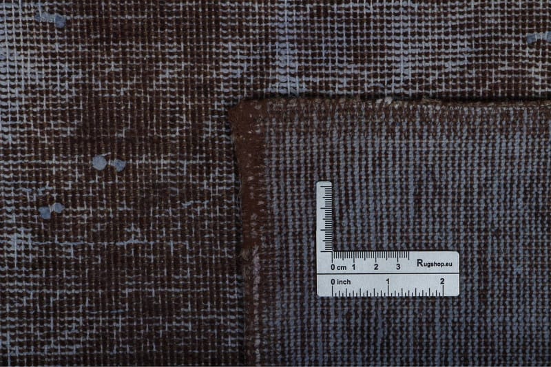 Handknuten Persisk Matta 258x358 cm Vintage - Blå/Brun - Orientaliska mattor - Persisk matta