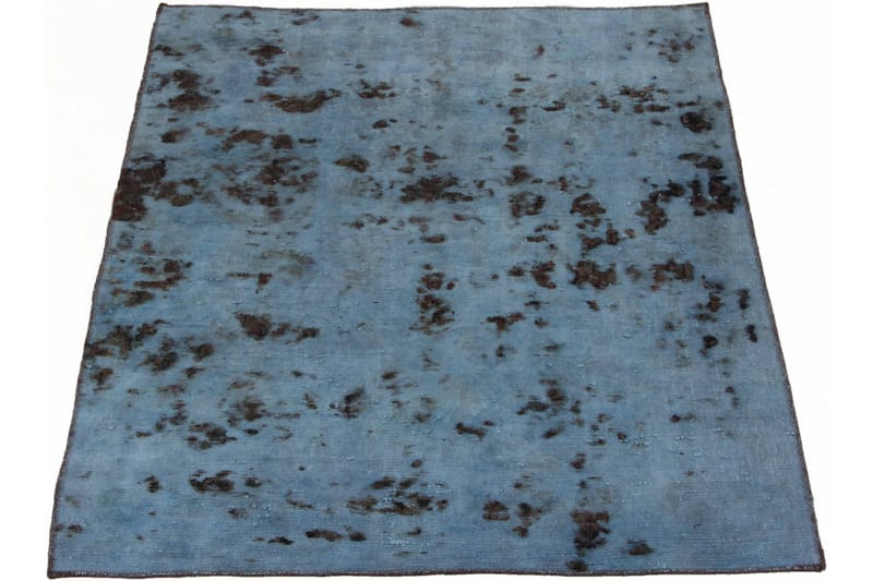 Handknuten Persisk Matta 151x200 cm Vintage - Blå/Brun - Orientaliska mattor - Persisk matta
