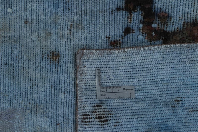 Handknuten Persisk Matta 151x200 cm Vintage - Blå/Brun - Orientaliska mattor - Persisk matta