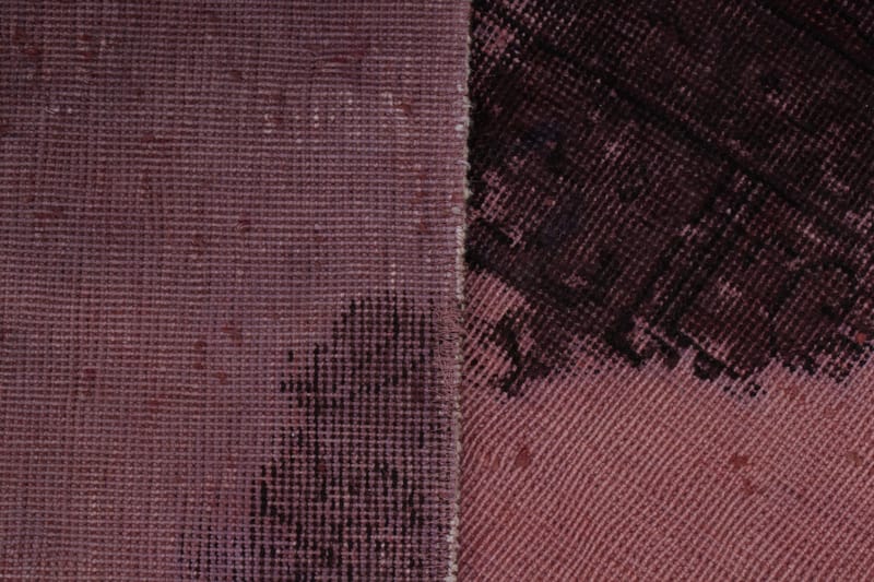 Handknuten Persisk Matta 100x150 cm Vintage - Rosa/Mörkröd - Orientaliska mattor - Persisk matta
