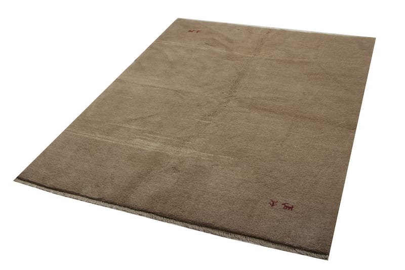 Handknuten Persisk Ullmatta 177x230 cm Gabbeh Shiraz - Beige - Orientaliska mattor - Persisk matta