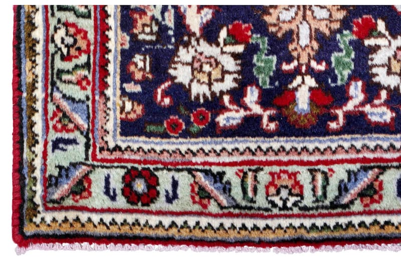 Handknuten Persisk Patinamatta 244x340 cm - Röd/Mörkblå - Orientaliska mattor - Persisk matta