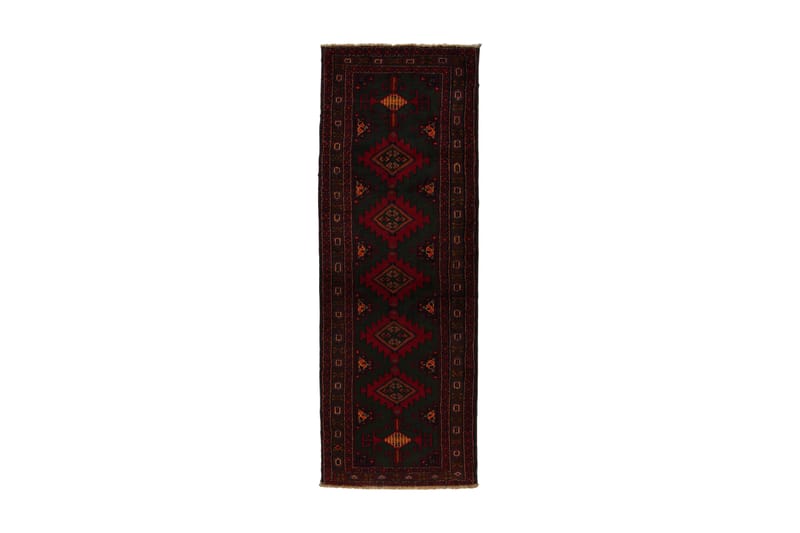 Handknuten Persisk Matta 73x214 cm - Röd/Grön - Orientaliska mattor - Persisk matta