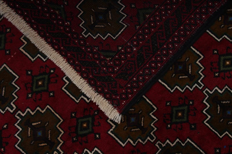 Handknuten Persisk Matta 110x186 cm Kelim - Röd/Svart - Orientaliska mattor - Persisk matta