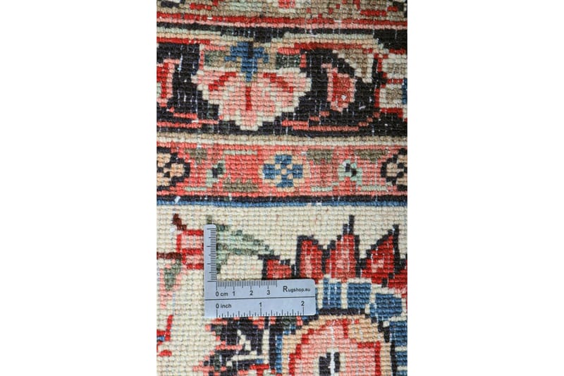 Handknuten Persisk Matta 277x358 cm - Röd/Beige - Orientaliska mattor - Persisk matta