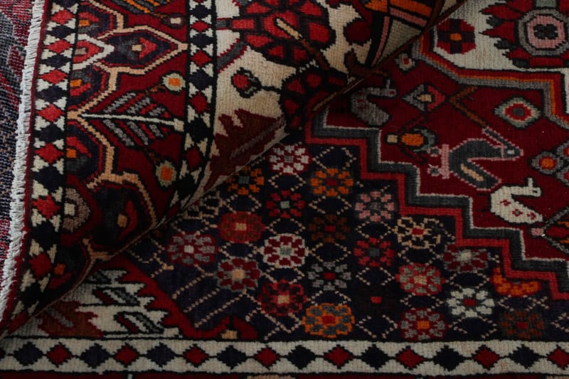 Handknuten Persisk Matta 152x287 cm - Röd/Beige - Orientaliska mattor - Persisk matta