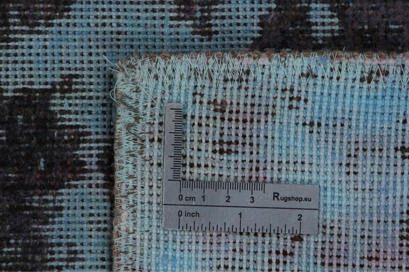 Handknuten Persisk Matta 100x160 cm Vintage - Blå/Mörkgrön - Orientaliska mattor - Persisk matta