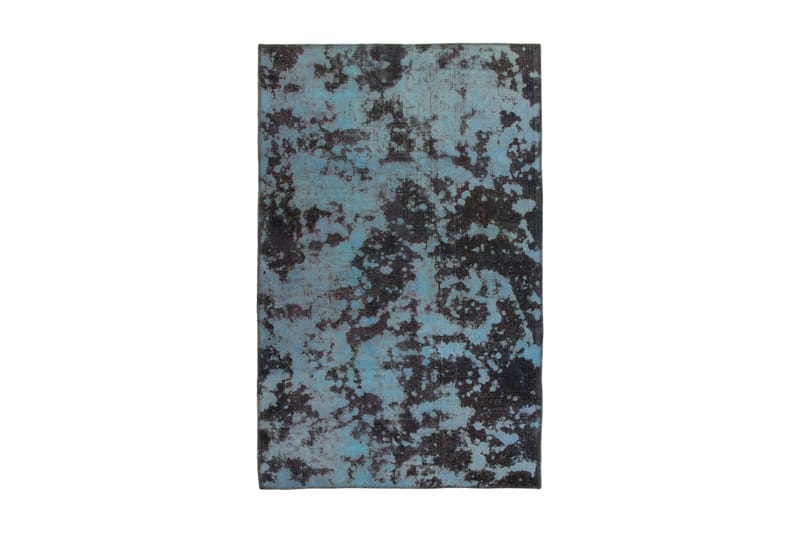 Handknuten Persisk Matta 100x160 cm Vintage - Blå/Mörkgrön - Orientaliska mattor - Persisk matta