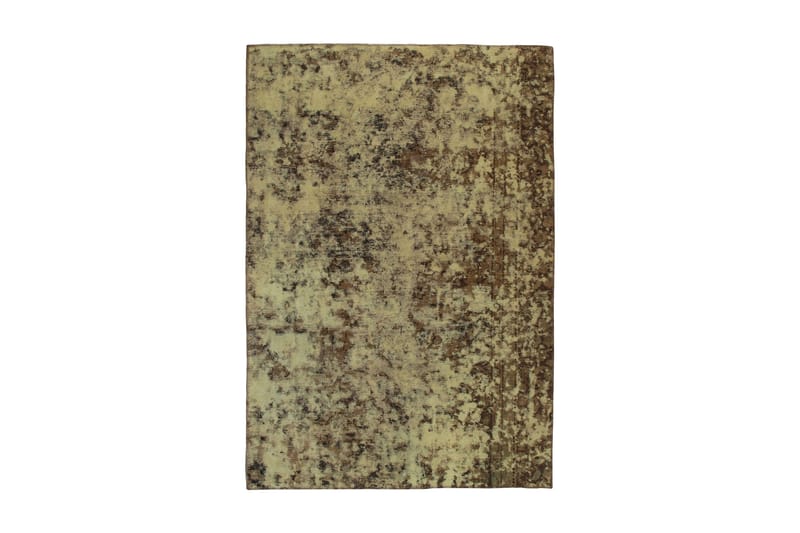 Handknuten Persisk Matta 149x217 cm Vintage - Guld/Brun - Orientaliska mattor - Persisk matta