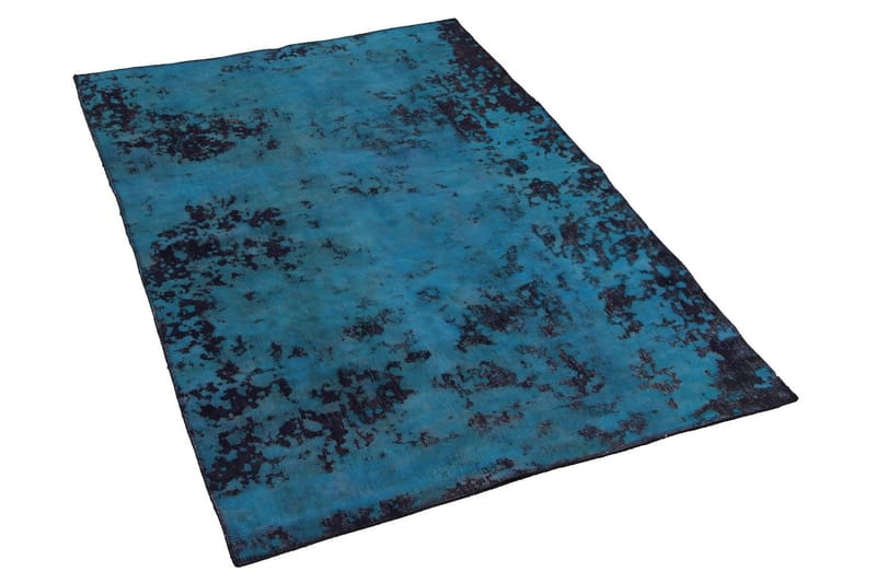 Handknuten Persisk Matta 135x195 cm Vintage - Blå/Mörkblå - Orientaliska mattor - Persisk matta