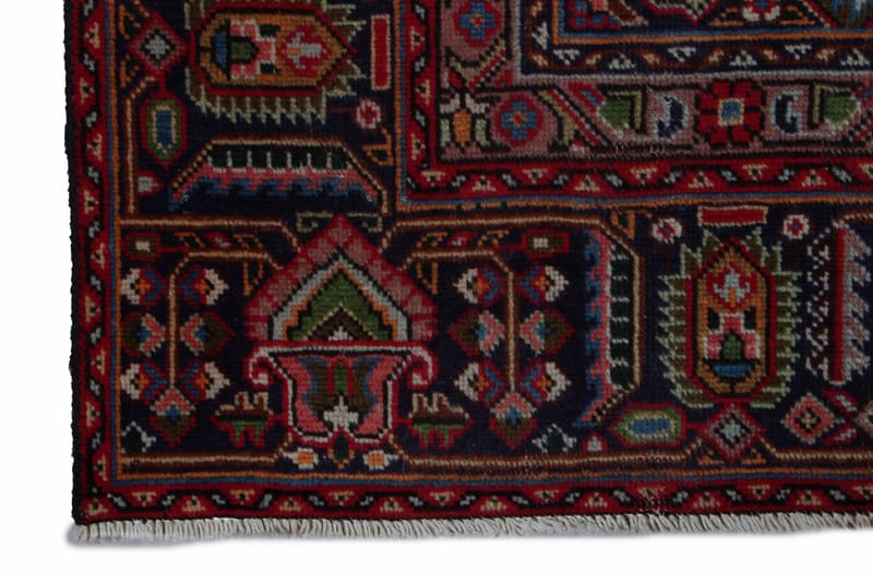 Handknuten Persisk Patchworkmatta 222x324 cm Kelim - Röd/Mörkblå - Orientaliska mattor - Persisk matta