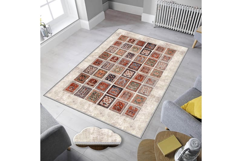 Homefesto Matta 100x150 cm - Multifärgad - Textil & mattor - Mattor - Orientaliska mattor