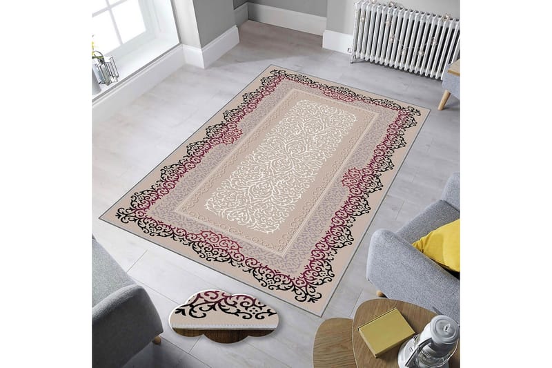 Homefesto Matta 100x150 cm - Multifärgad - Handvävda mattor - Gummerade mattor - Orientaliska mattor - Små mattor - Persisk matta - Stora mattor