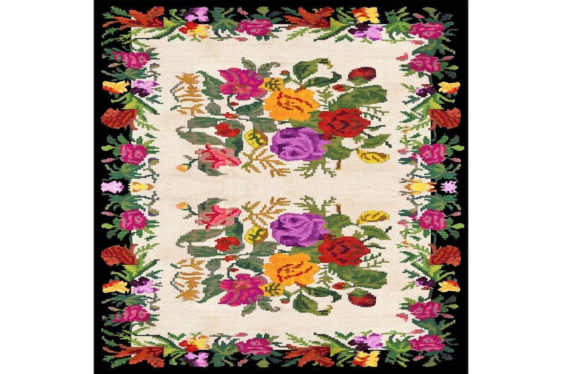 Homefesto Matta 100x150 cm - Multifärgad - Textil & mattor - Mattor - Orientaliska mattor