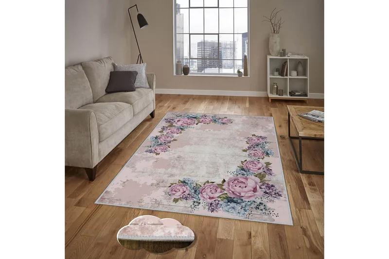 Homefesto Matta 100x150 cm - Multifärgad - Textil & mattor - Mattor - Orientaliska mattor