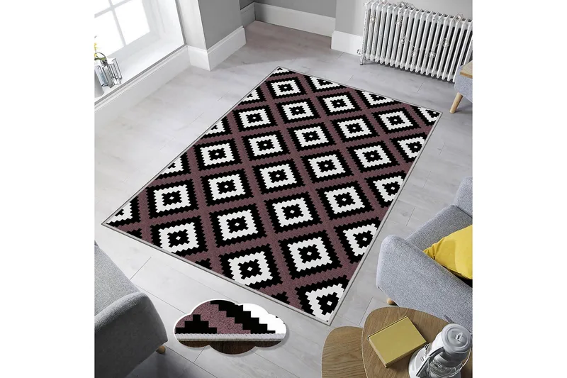 Homefesto Matta 100x150 cm, Multifärgad