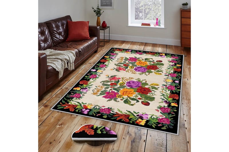 Homefesto Matta 100x150 cm - Multifärgad - Textil & mattor - Mattor - Orientaliska mattor