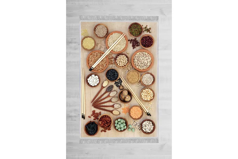 Homefesto Matta 100x150 cm, Multifärgad