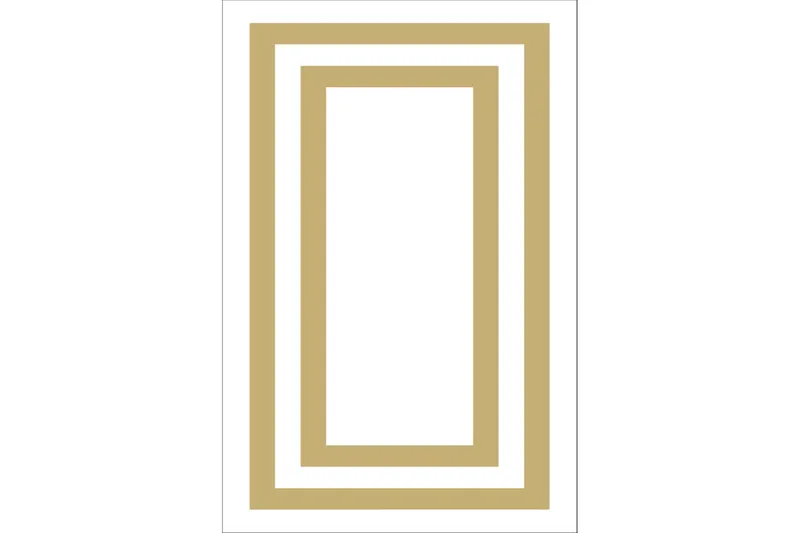 Homefesto Matta 100x150 cm, Multifärgad