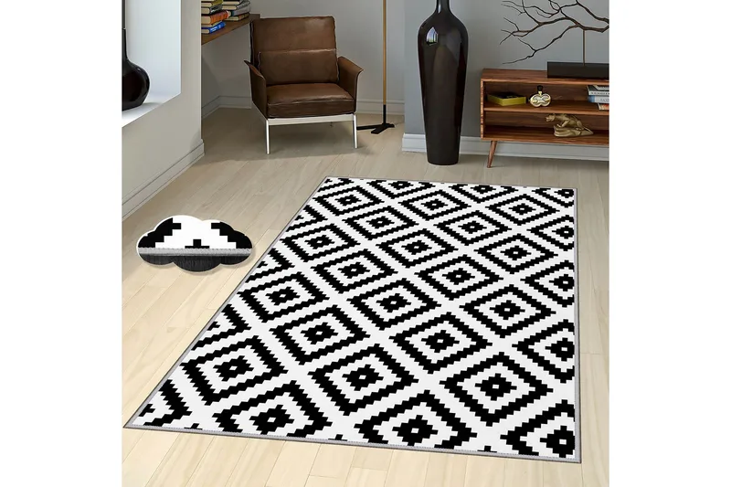 Homefesto Matta 100x150 cm, Multifärgad