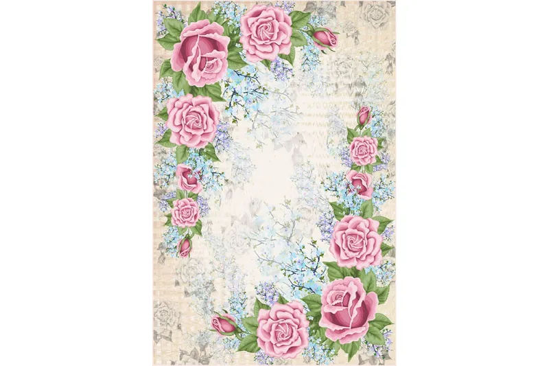 Homefesto Matta 100x150 cm - Multifärgad - Textil & mattor - Mattor - Orientaliska mattor