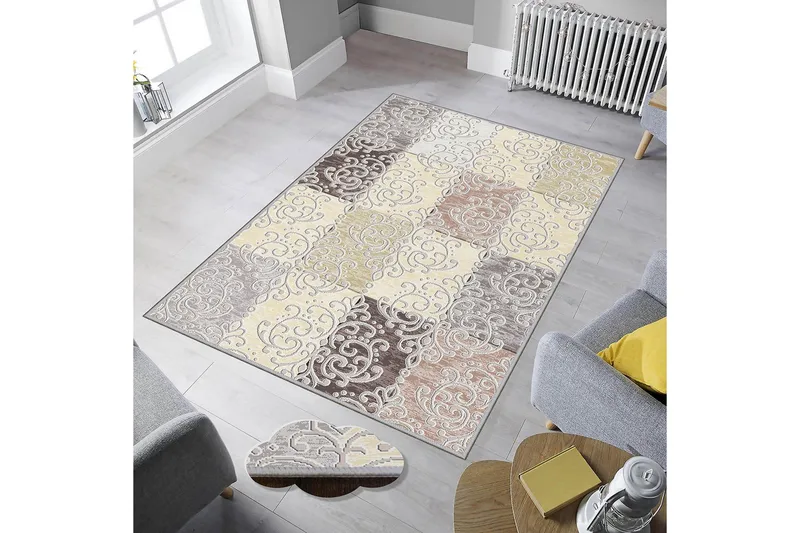 Homefesto Matta 100x200 cm, Multifärgad