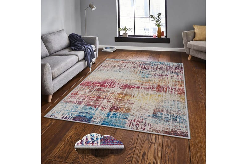 Homefesto Matta 100x200 cm, Multifärgad