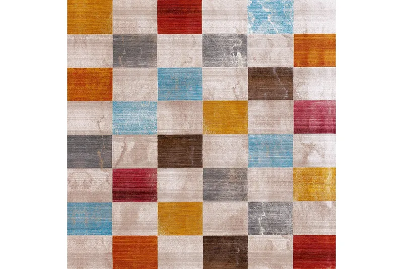 Homefesto Matta 100x200 cm, Multifärgad