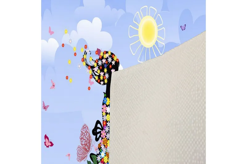 Homefesto Matta 100x200 cm, Multifärgad