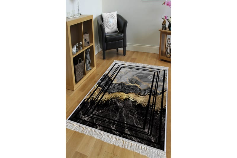 Homefesto Matta 100x200 cm - Multifärgad/Sammet - Handvävda mattor - Gummerade mattor - Orientaliska mattor - Små mattor - Persisk matta - Stora mattor